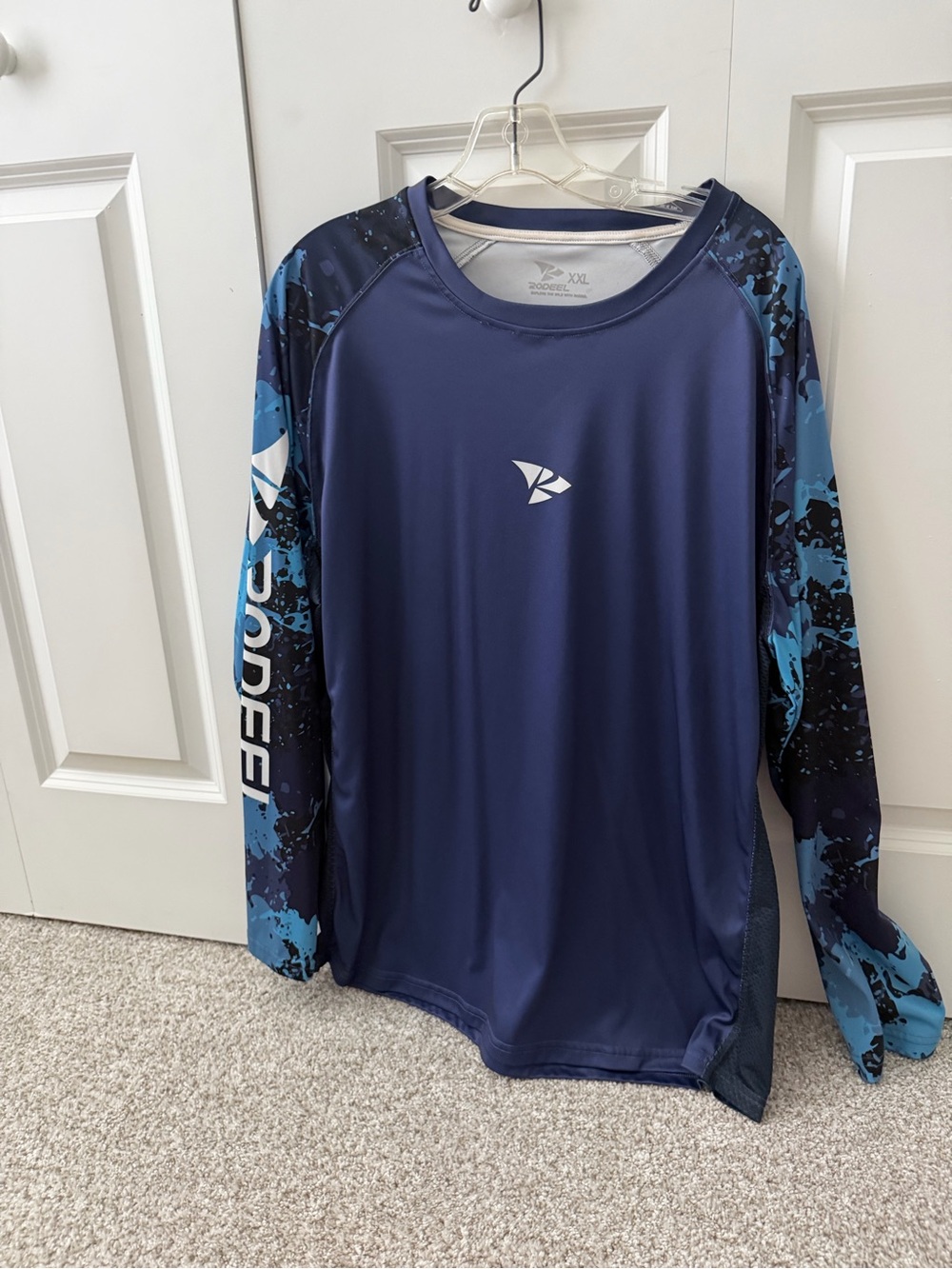 Men’s Rodeel Performance Fishing Shirt SPF 30 Long Sleeve Size XXL